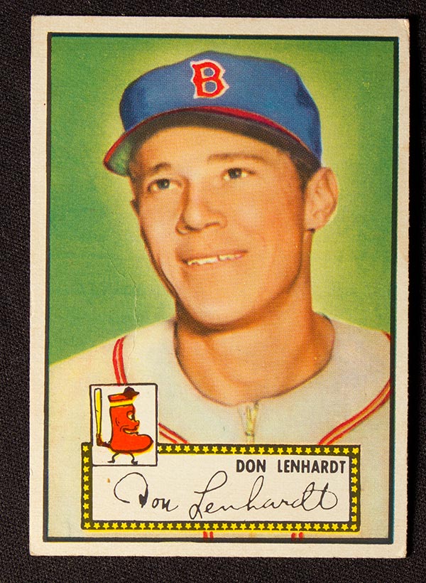 1952 Topps #4 Don Lenhardt Boston Red Sox - Front