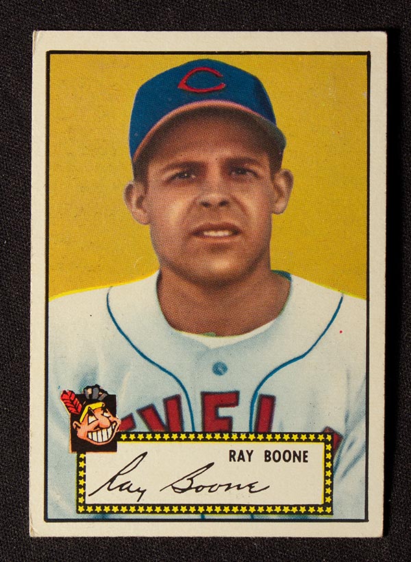 1952 Topps #55 Ray Boone Cleveland Indians - Front