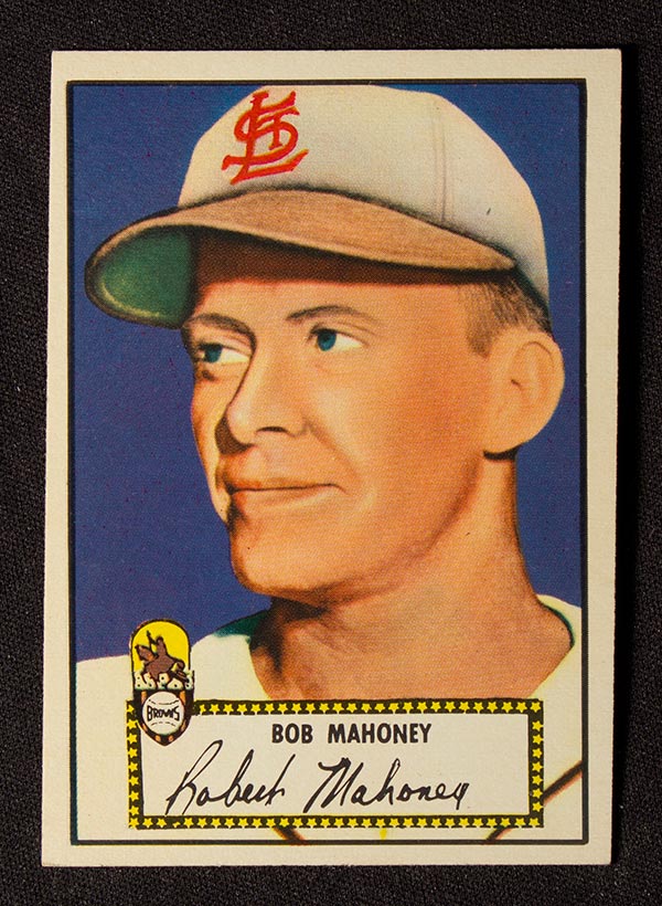 1952 Topps #58 Bob Mahoney St. Louis Browns - Front