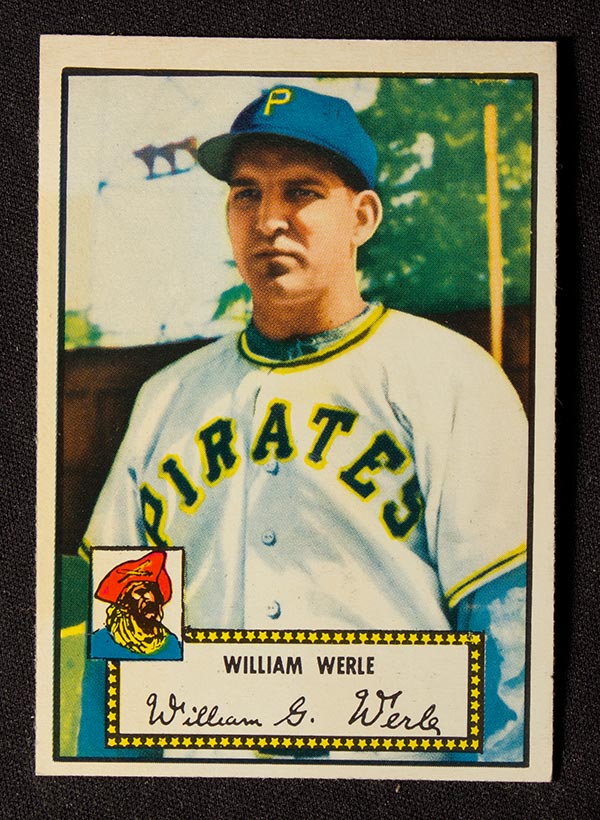 1952 Topps #73 William Werle Pittsburgh Pirates - Front