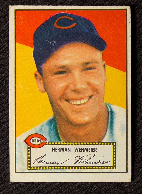 1952 Topps #80 Herman Wehmeier Cincinnati Reds - Front