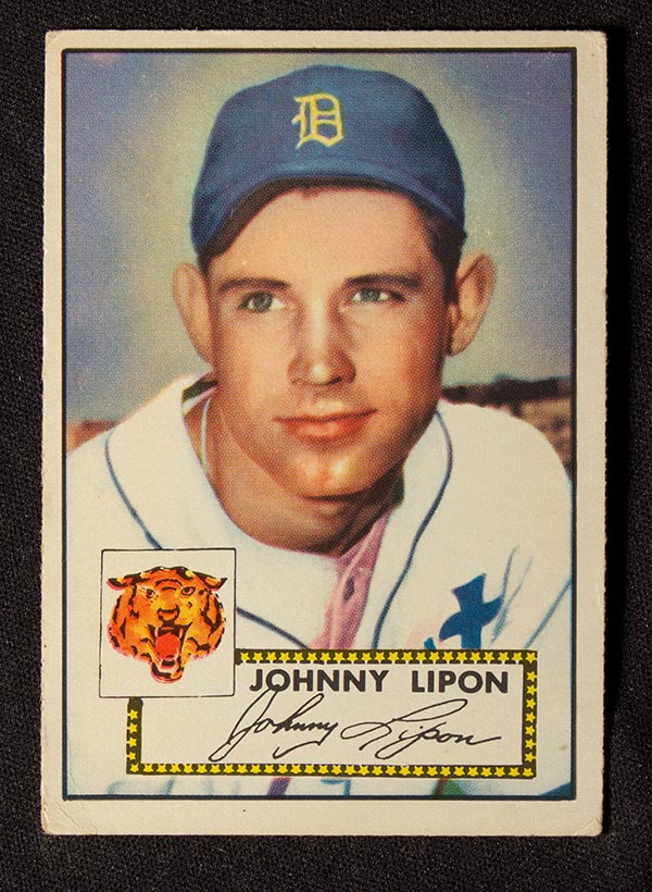 1952 Topps #89 Johnny Lipon Detroit Tigers - Front