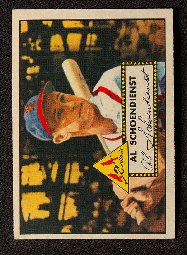 1952 Topps #91 Al Schoendienst St. Louis Cardinals - Front