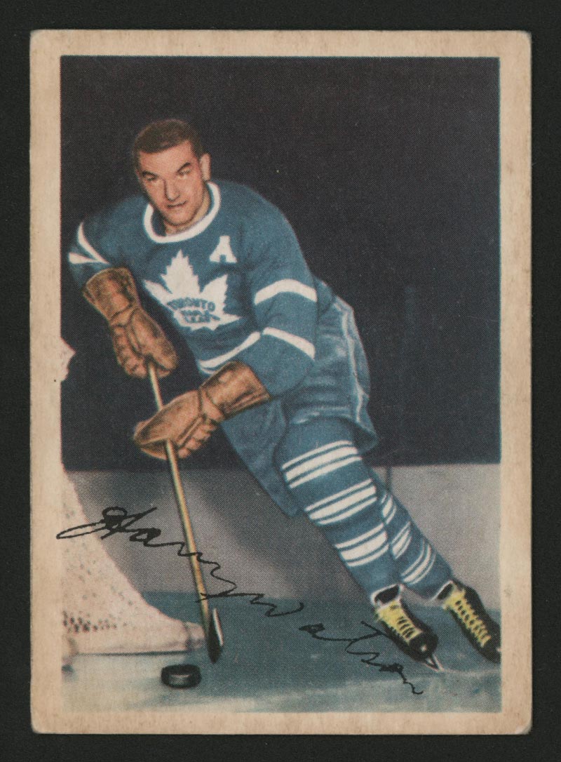 1953-1954 Parkhurst #12 Harry Watson Toronto Maple Leafs - Front