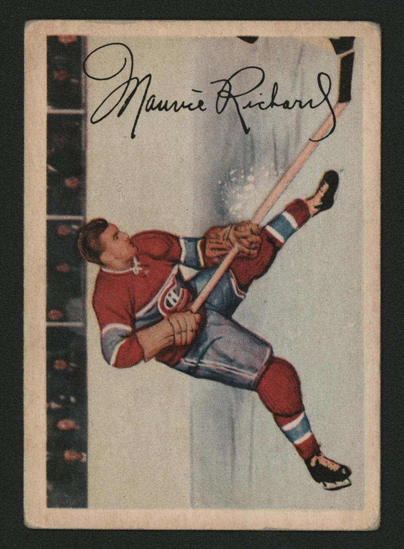 1953-1954 Parkhurst #24 Maurice Richard Montreal Canadiens - Front