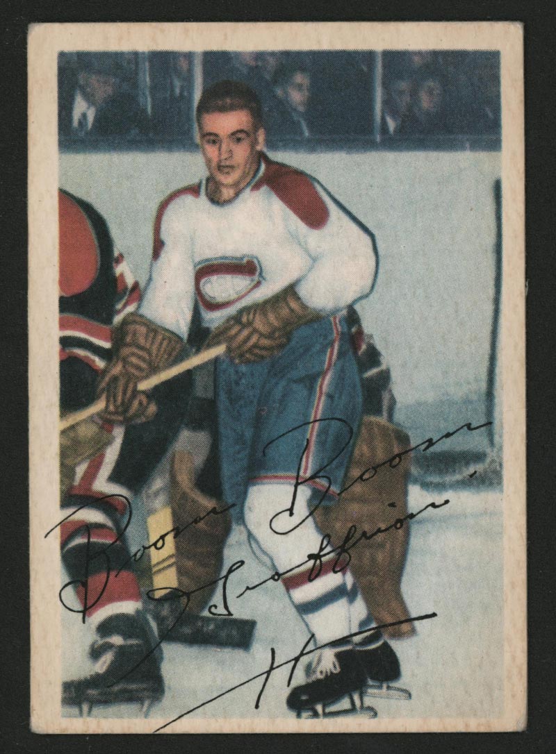 1953-1954 Parkhurst #29 Bernie Geoffrion Montreal Canadiens - Front