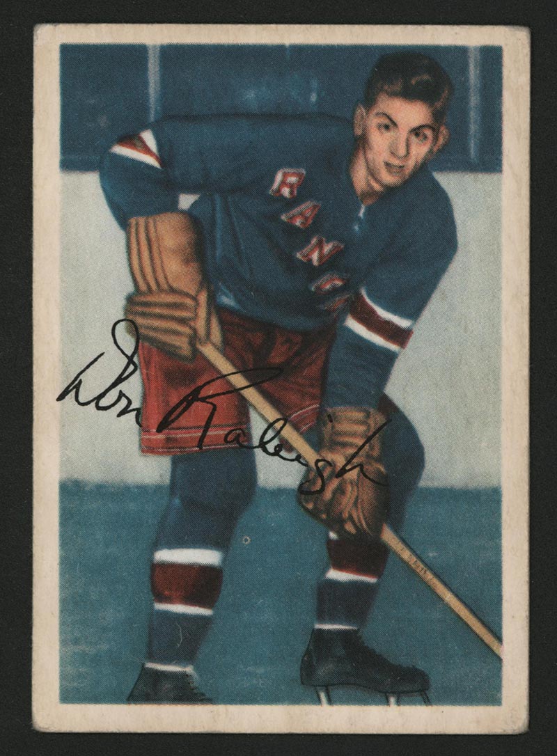 1953-1954 Parkhurst #68 Don Raleigh New York Rangers - Front