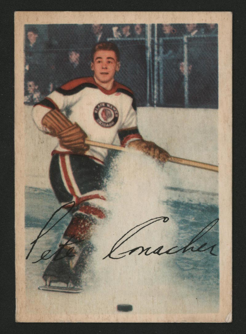 1953-1954 Parkhurst #70 Pete Conacher Chicago Black Hawks - Front