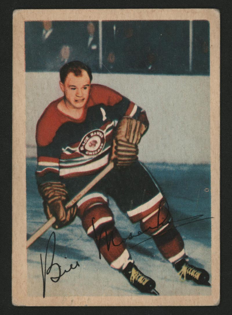 1953-1954 Parkhurst #80 Bill Mosienko Chicago Black Hawks - Front