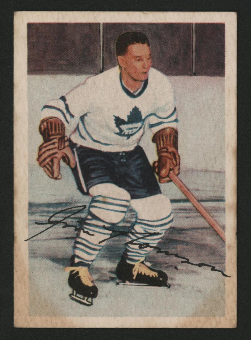 1953-1954 Parkhurst #8 Jim Thomson Toronto Maple Leafs - Front