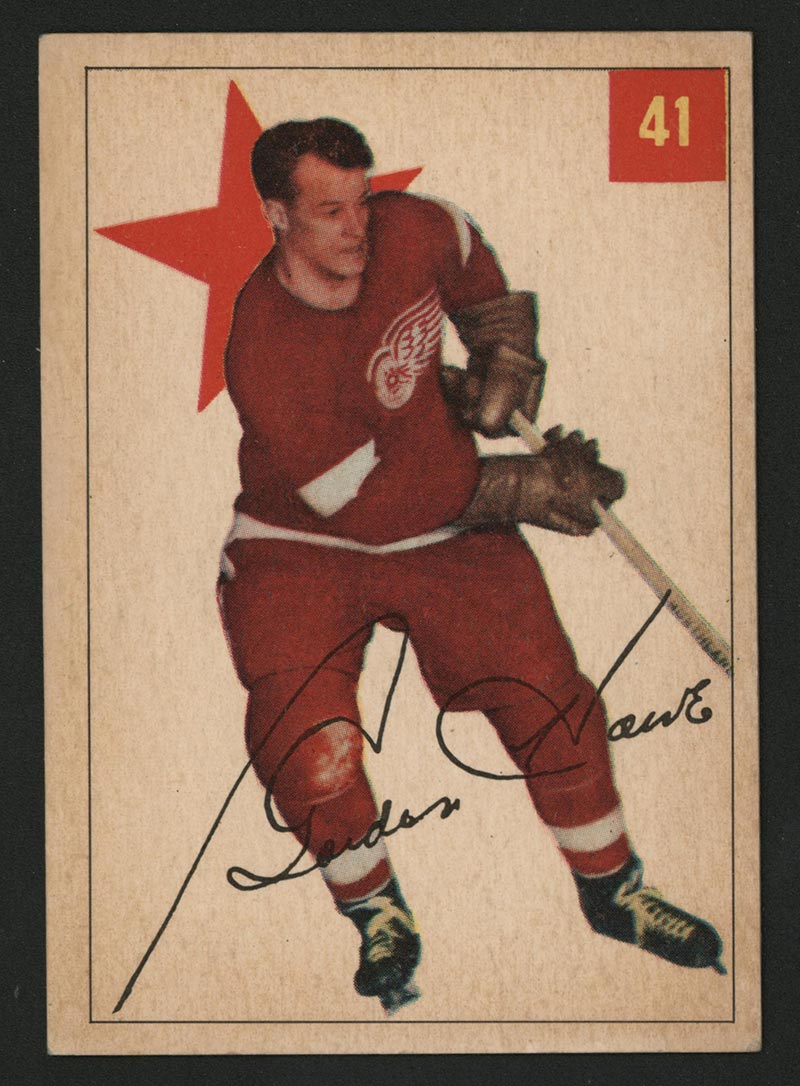 1954-1955 Parkhurst #41 Gordie Howe Detroit Redwings - Front