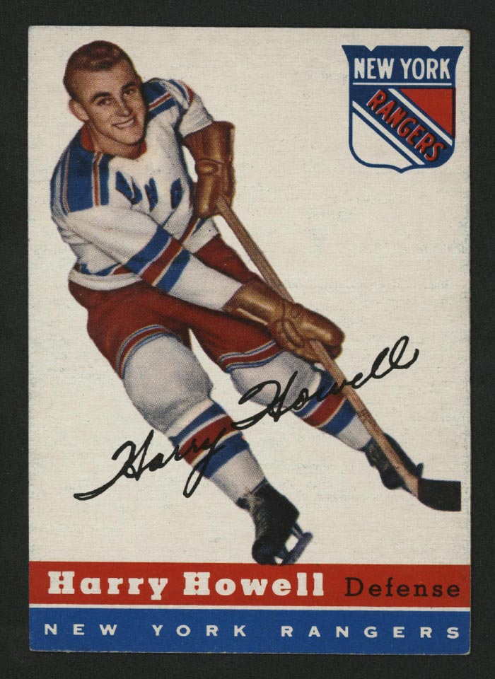 1954-1955 Topps #3 Harry Howell New York Rangers - Front