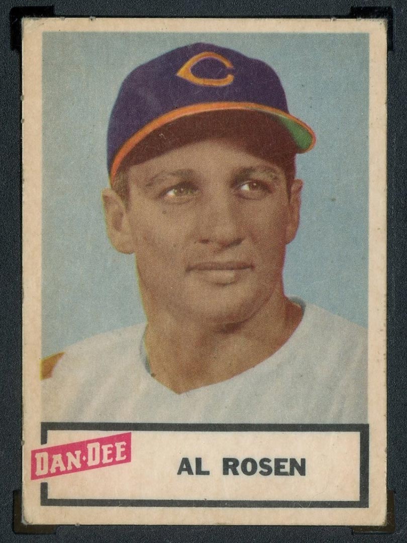 1954 Dan-Dee Potato Chips Al Rosen Cleveland Indians - Front
