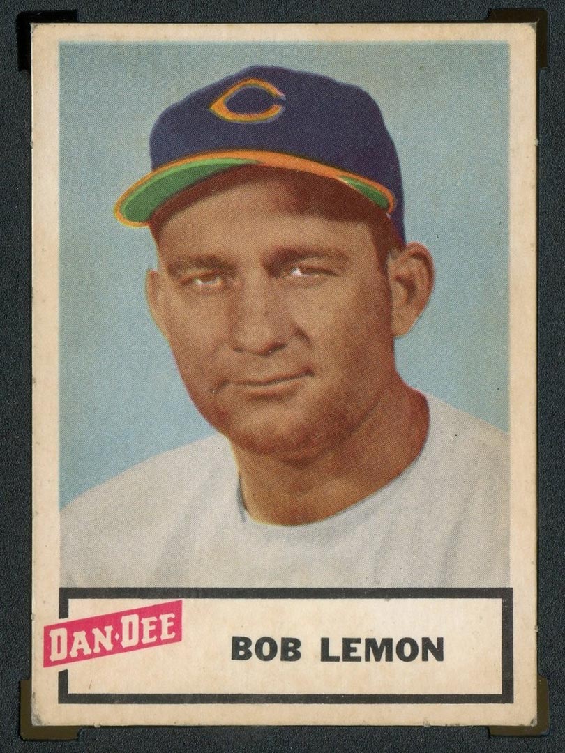 1954 Dan-Dee Potato Chips Bob Lemon Cleveland Indians - Front