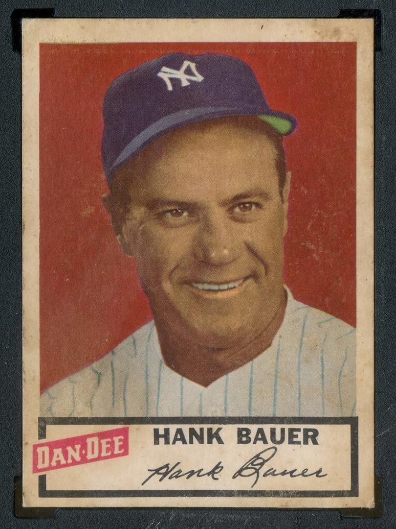 1954 Dan-Dee Potato Chips Hank Bauer New York Yankees - Front