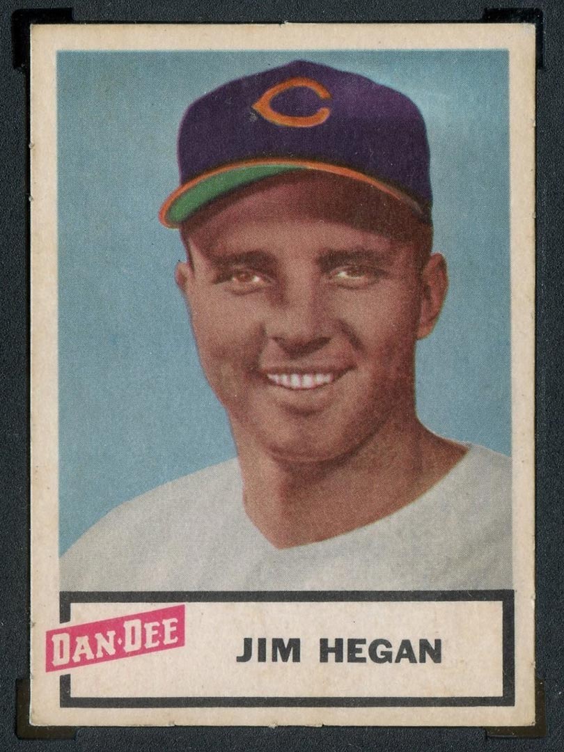 1954 Dan-Dee Potato Chips Jim Hegan Cleveland Indians - Front