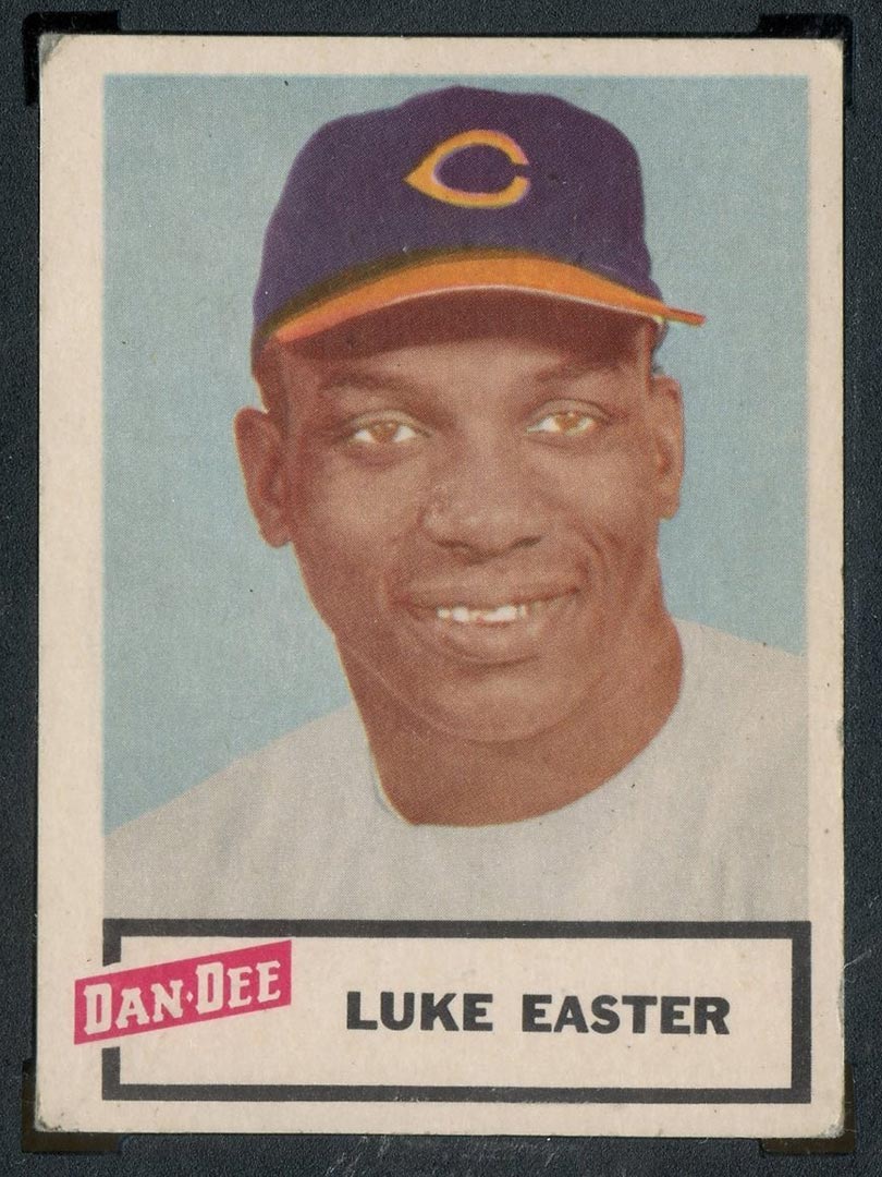 1954 Dan-Dee Potato Chips Luke Easter Cleveland Indians - Front