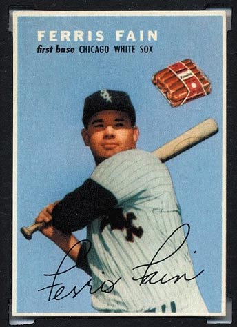 1954 Wilson Franks Ferris Fain Chicago White Sox - Front