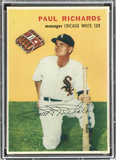 1954 Wilson Franks Paul Richards Chicago White Sox - Front
