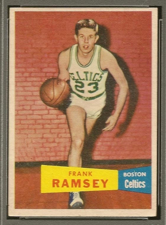 1957-1958 Topps #15 Frank Ramsey Boston Celtics - Front
