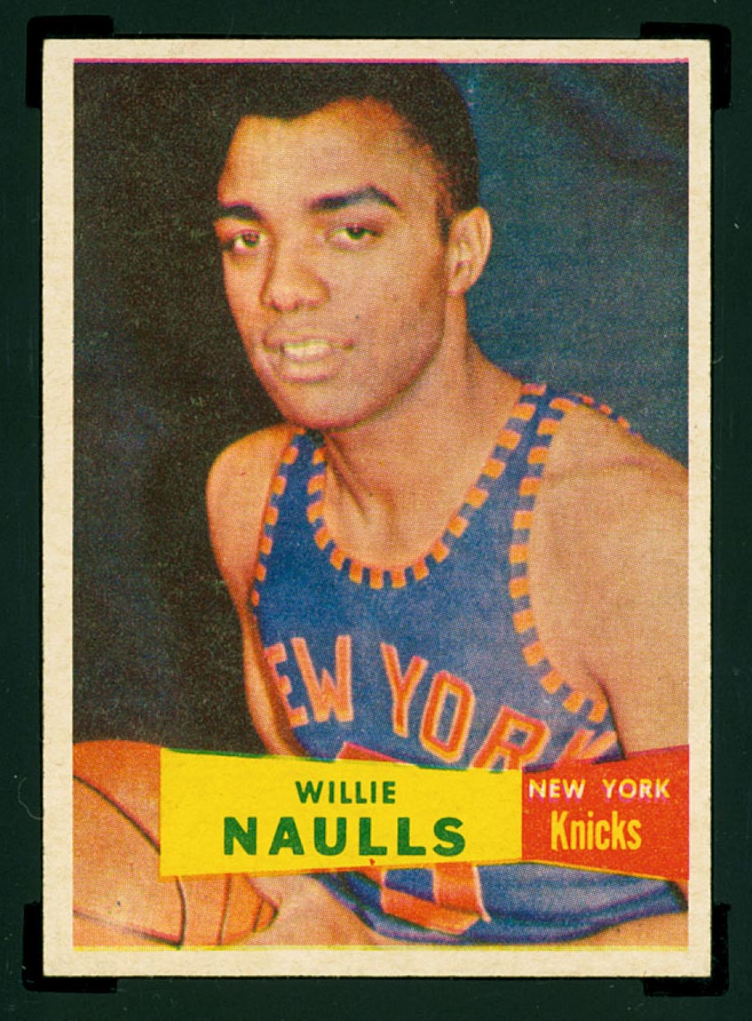 1957-1958 Topps #29 Willie Naulls New York Knicks - Front