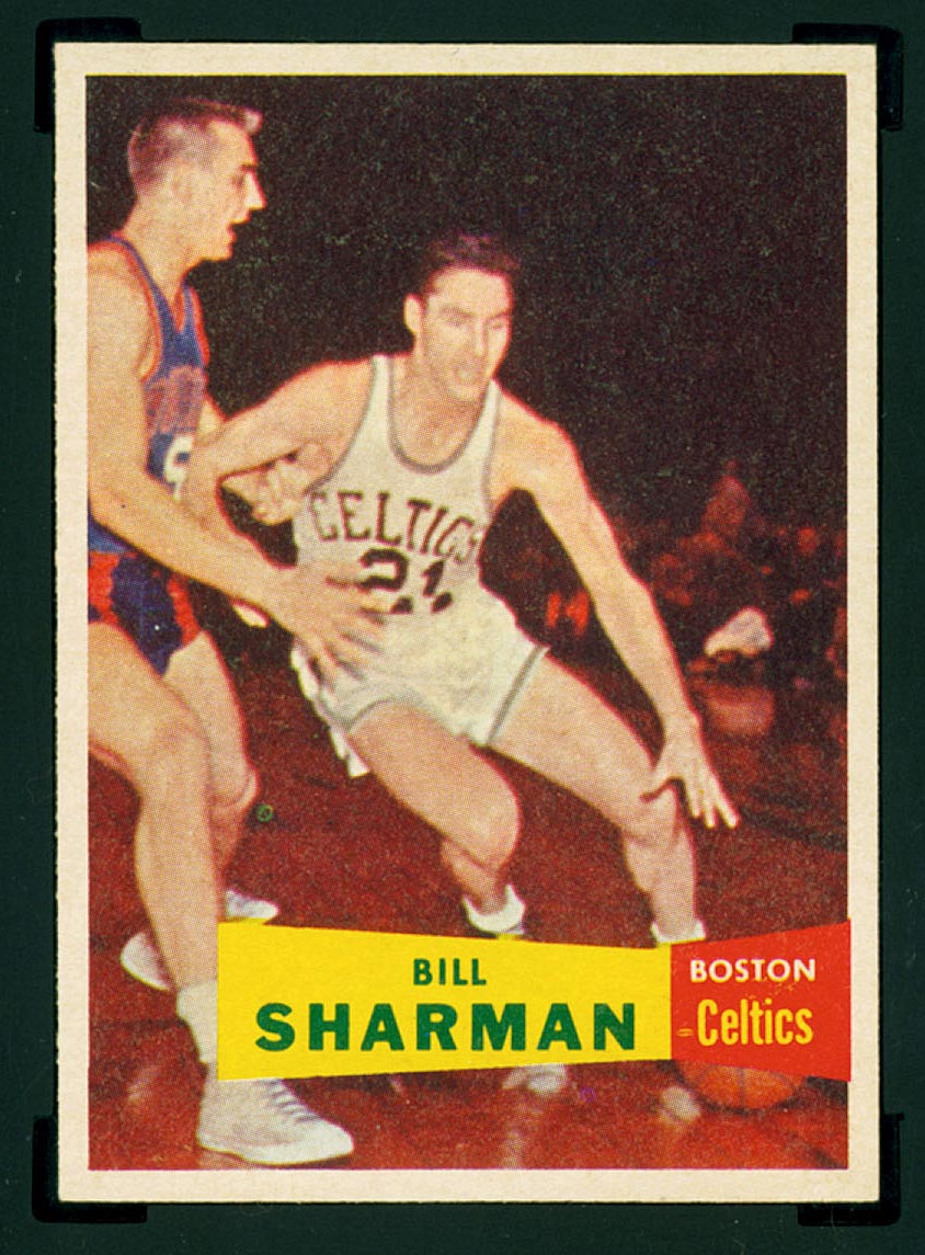 1957-1958 Topps #5 Bill Sharman Boston Celtics - Front