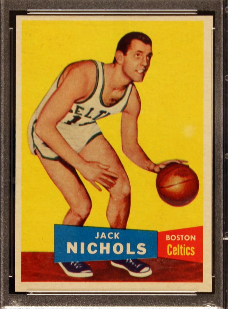 1957-1958 Topps #9 Jack Nichols Boston Celtics - Front