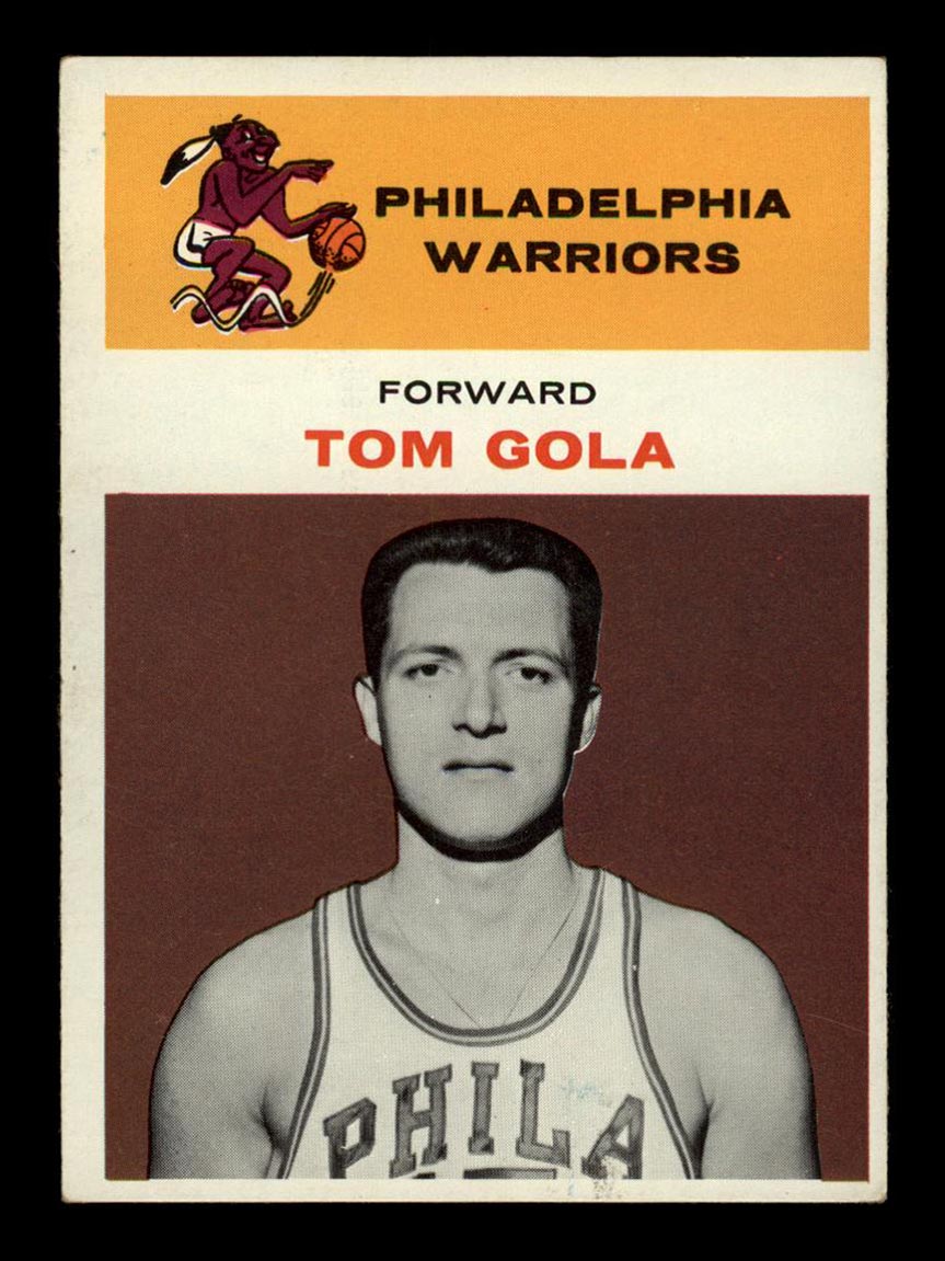 1961-1962 Fleer #14 Tom Gola Philadelphia Warriors - Front