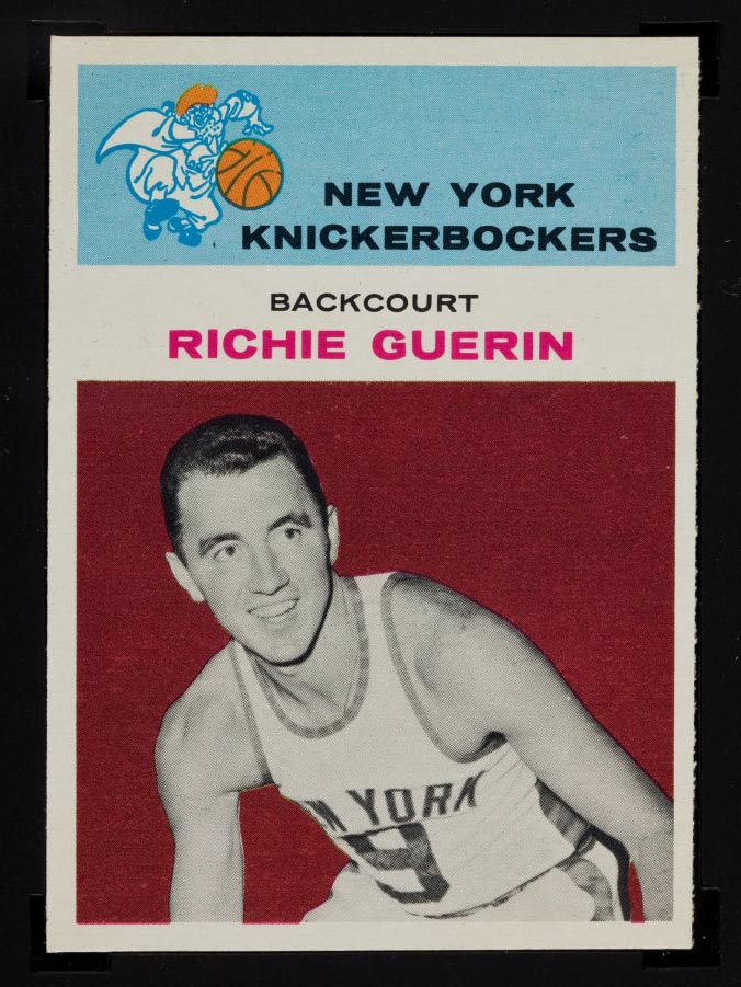 1961-1962 Fleer #17 Richie Guerin New York Knicks - Front