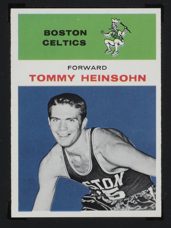 1961-1962 Fleer #19 Tommy Heinsohn Boston Celtics - Front