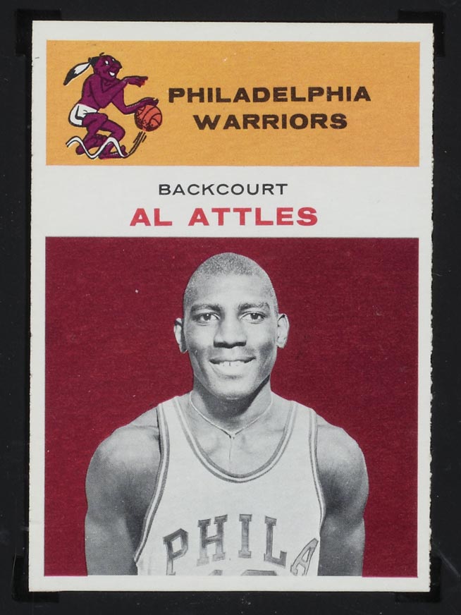 1961-1962 Fleer #1 Al Attles Philadelphia Warriors - Front