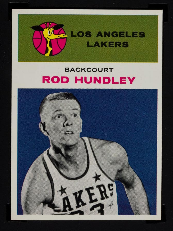 1961-1962 Fleer #21 Rod Hundley Los Angeles Lakers - Front