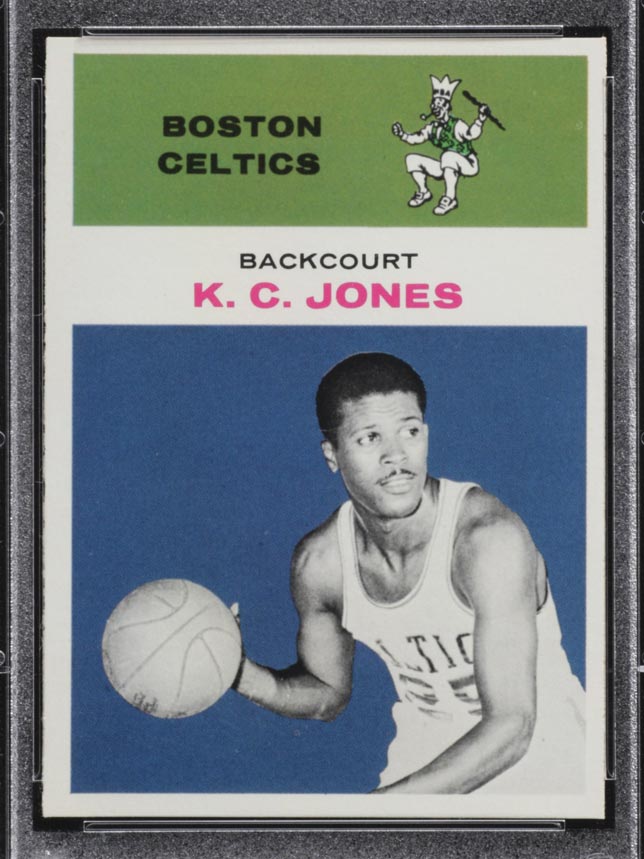 1961-1962 Fleer #22 K.C. Jones Boston Celtics - Front