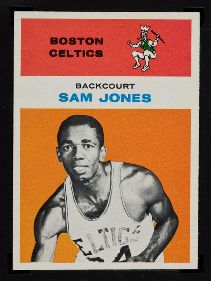 1961-1962 Fleer #23 Sam Jones Boston Celtics - Front