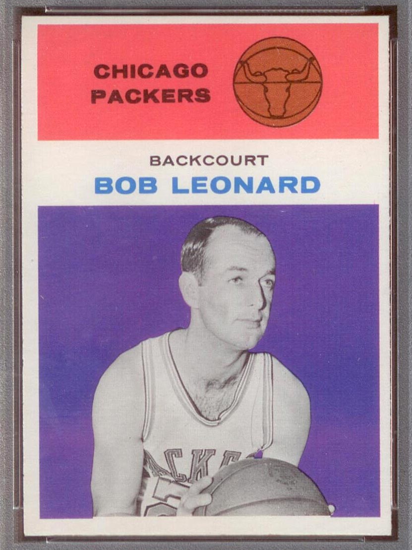 1961-1962 Fleer #28 Bob Leonard Chicago Packers - Front