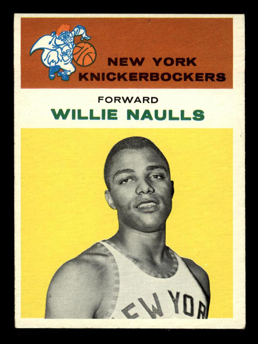 1961-1962 Fleer #32 Willie Naulls New York Knicks - Front