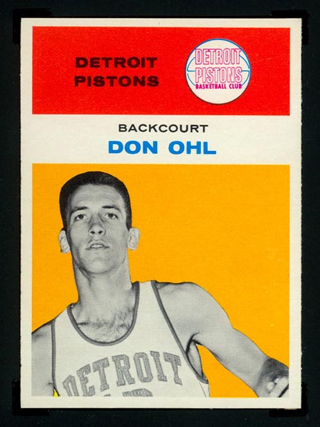 1961-1962 Fleer #33 Don Ohl Detroit Pistons - Front