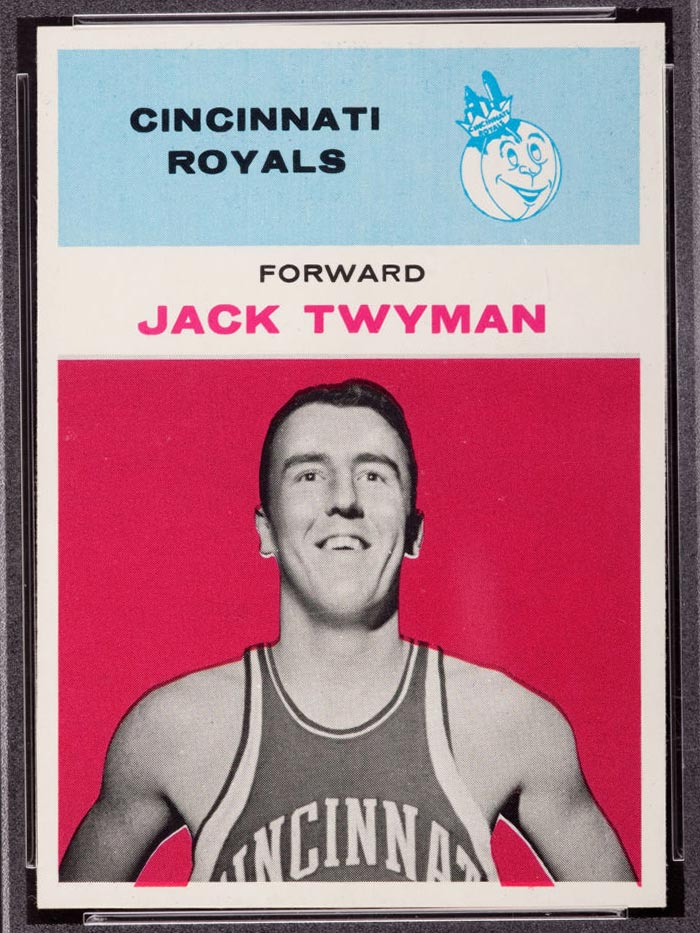 1961-1962 Fleer #42 Jack Twyman Cincinnati Royals - Front