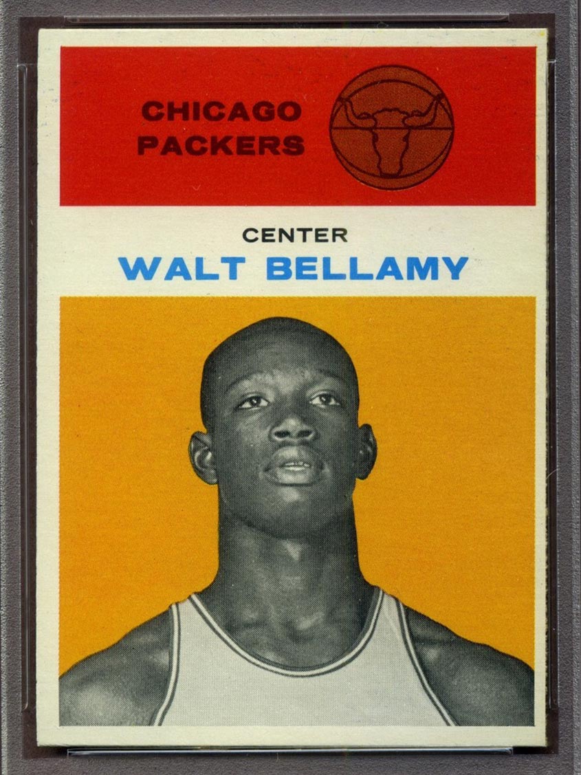 1961-1962 Fleer #4 Walt Bellamy Chicago Packers - Front