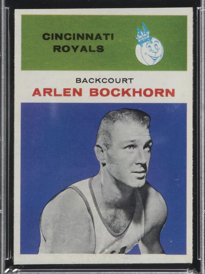 1961-1962 Fleer #5 Arlen Bockhorn Cincinnati Royals - Front