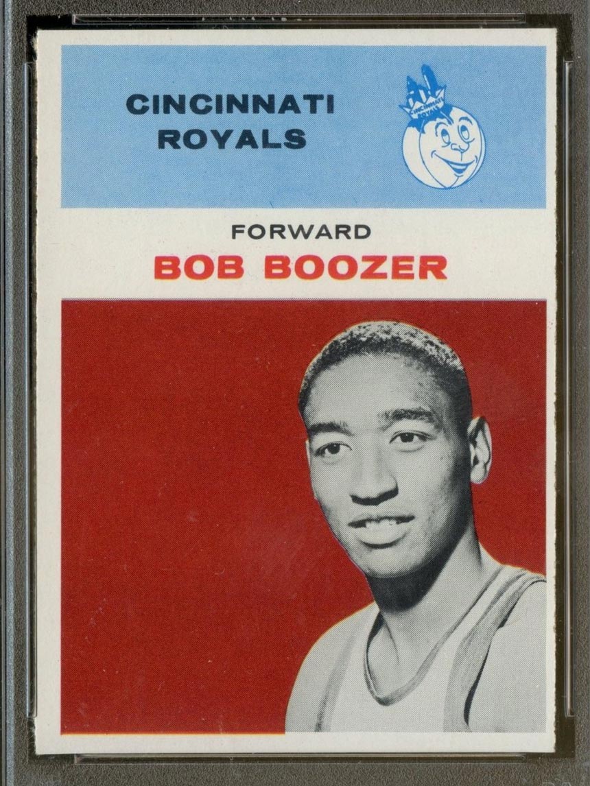 1961-1962 Fleer #6 Bob Boozer Cincinnati Royals - Front