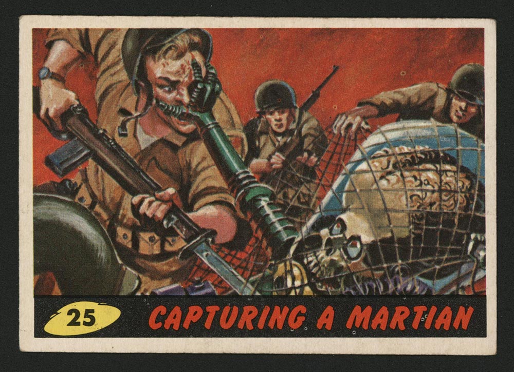 1962 Topps Mars Attacks #25 Capturing a Martian - Front