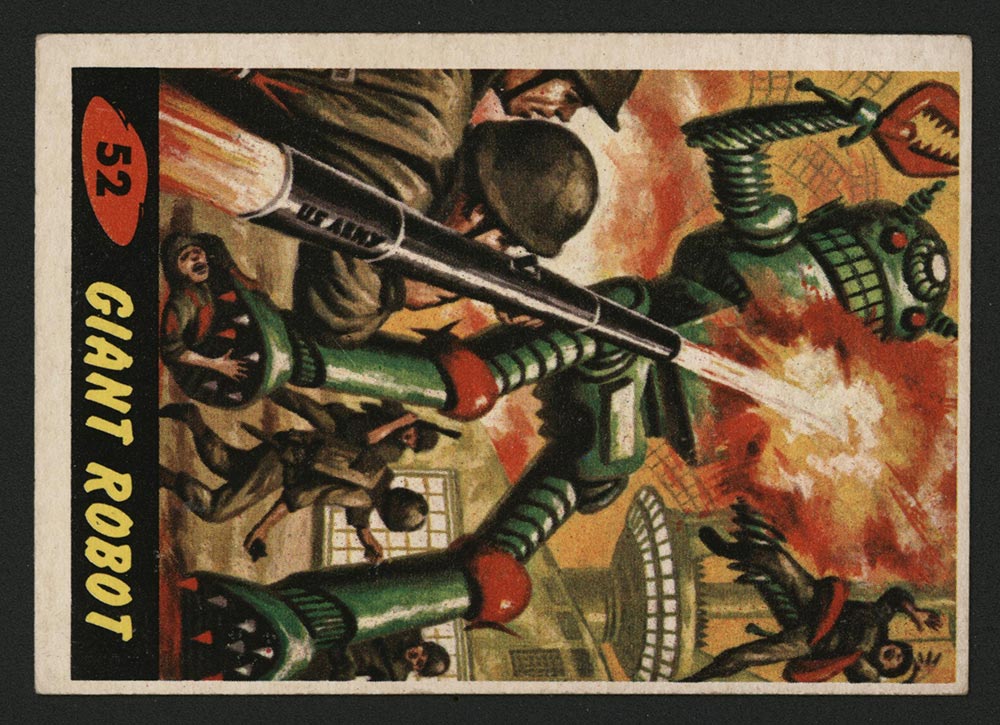 1962 Topps Mars Attacks #52 Giant Robot - Front