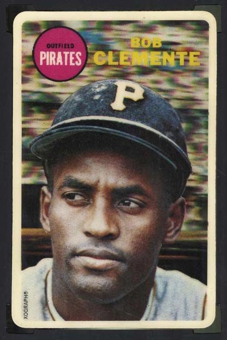 1968 Topps 3-D Roberto Clemente Pittsburgh Pirates