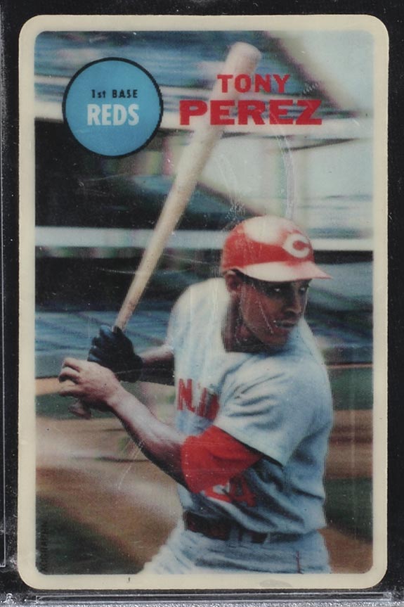 1968 Topps 3-D Tony Perez Cincinnati Reds