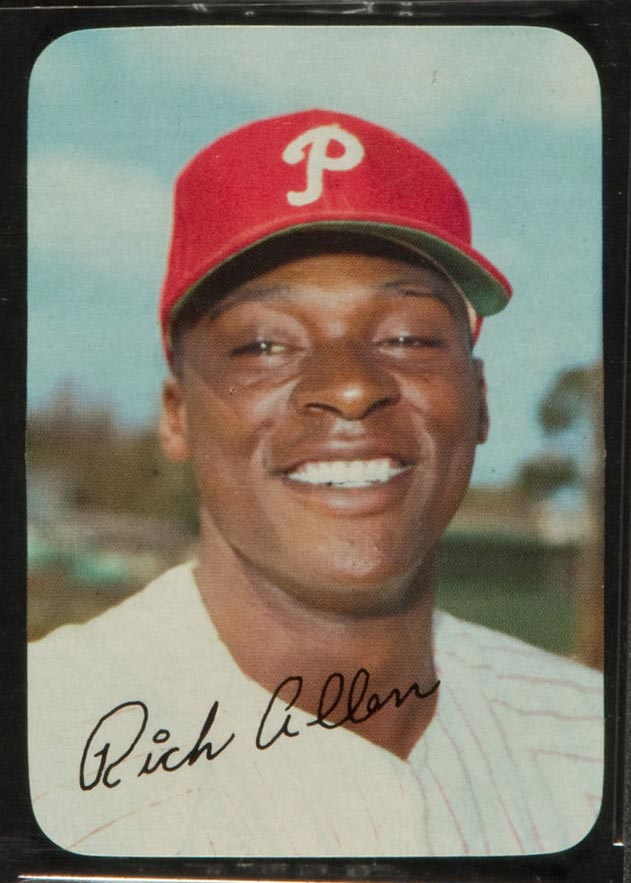 1969 Topps Supers #53 Dick Allen Philadelphia Phillies - Front