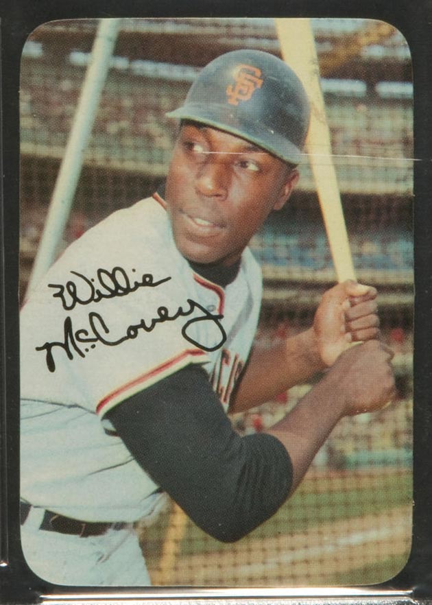 1969 Topps Supers #66 Willie McCovey San Francisco Giants - Front