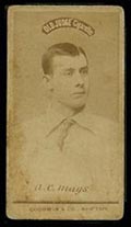 1887-1890 N172 Old Judge Cigarettes Al Mays New York, Columbus