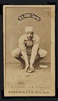 1887-1890 N172 Old Judge Cigarettes Alex McKinnon Pittsburgh