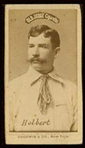 1887-1890 N172 Old Judge Cigarettes Bill Holbert New York, Brooklyn, Jersey City